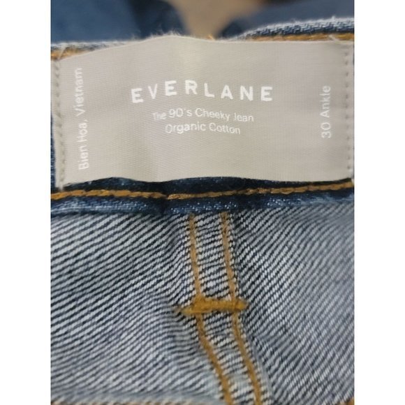 Men's Everlane 4 Button Button fly Denim Blue Jeans Size 30x26 - Picture 7 of 8